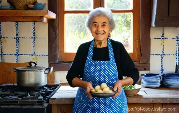 가족 요리 유산을 위한 다큐멘터리 제작 가이드 - **Prompt:** A heartwarming scene in a rustic, sun-drenched Portuguese kitchen. An elderly Portuguese...